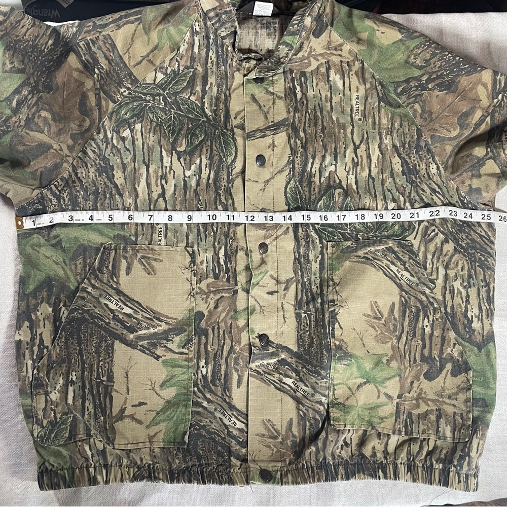 VTG 80s/90s Realtree Camouflage Bomber Snap Jacket by Liberty Made in USA - Picture 8 of 14